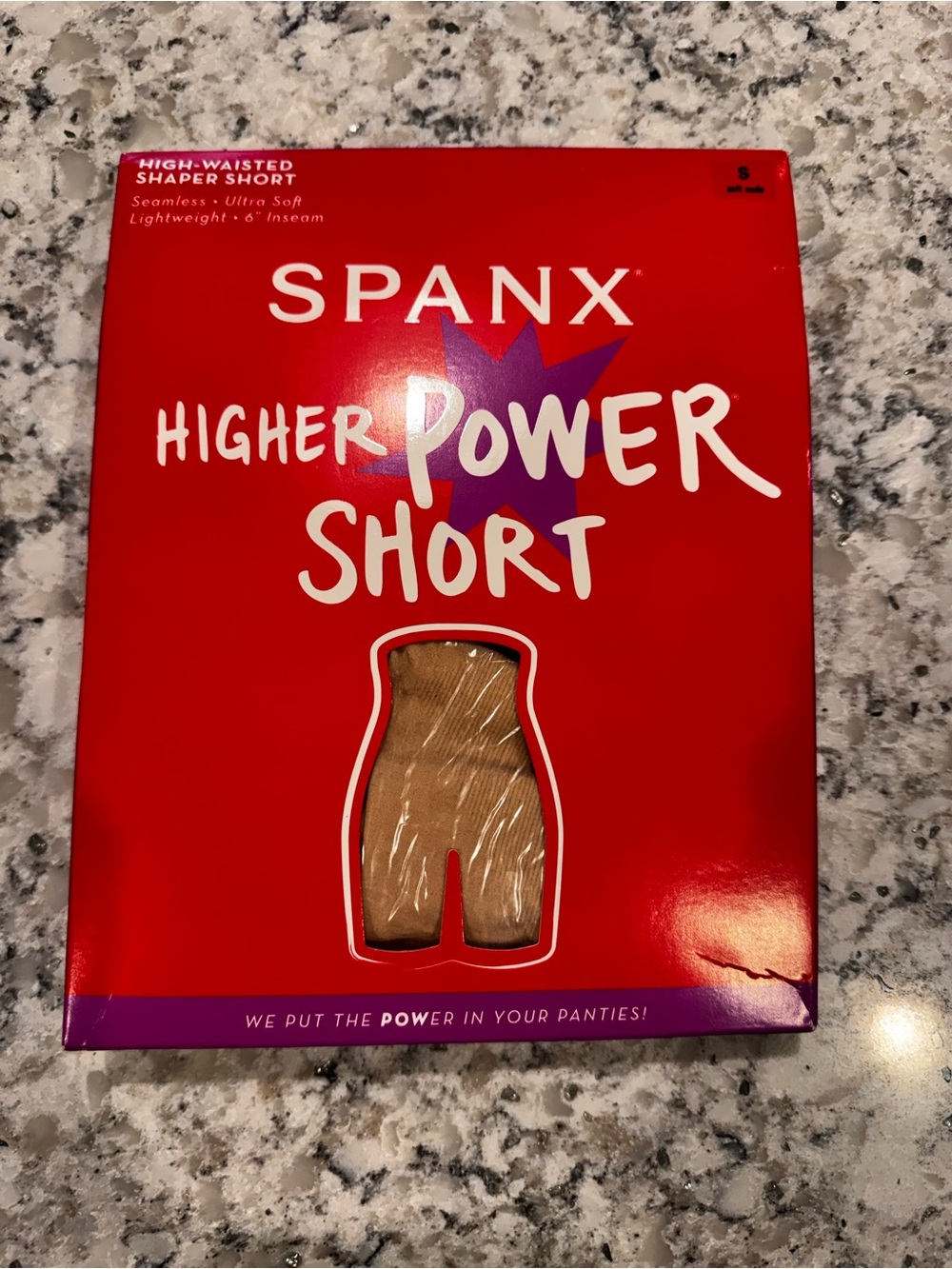 SPANX Higher Power Short - Nude - Size Small-NEW